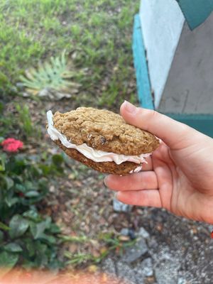 Vegan oatmeal cream pie  at Coco Plum Place in Key Largo