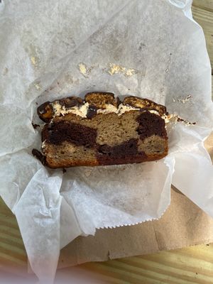 Vegan snickers banana bread  at Coco Plum Place in Key Largo