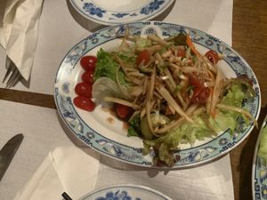 Vegan papaya salad (make sure you emphasize that you want it vegan) at Puce in Aarberg