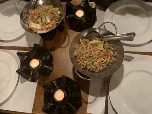 Udon with vegetables  at Puce in Aarberg