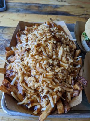 Grande poutine at Shack Attakk in Mont-saint-hilaire