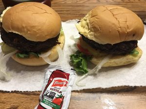 Burgerim Uncut vegan burger at Burgerim in Wake Forest