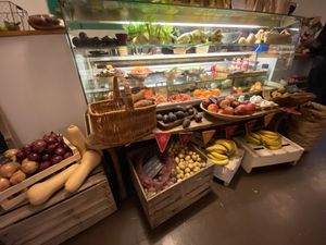 Organic produce for sale  at Kind Kitchen in Bournemouth