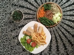 Our steam gado-gado at Urban Jungle in Ubud