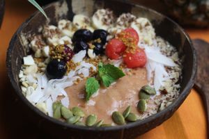 Smoothie bowl at Urban Jungle in Ubud