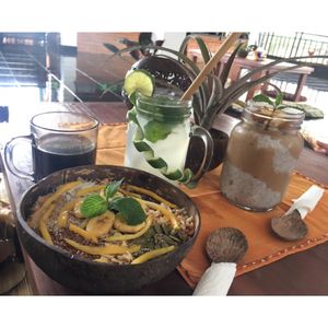 Lunch is served at Urban Jungle in Ubud