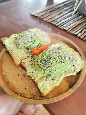 Avocado toast at Urban Jungle in Ubud
