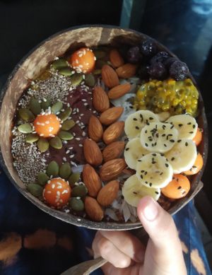 Smoothie bowl at Urban Jungle in Ubud
