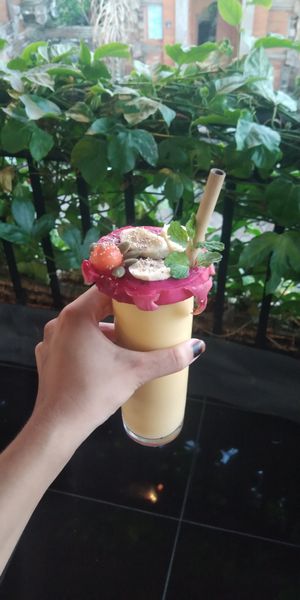 fruit juice at Urban Jungle in Ubud