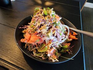 Apple ginger slaw at Din Dins in Albury