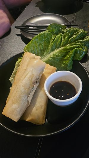 Spring rolls at Din Dins in Albury