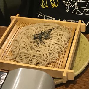 Soba noodles (served cold) at Gotoku-tei in Nagano