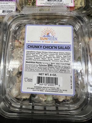 Chikn salad  at Nature's Pantry in Fishkill