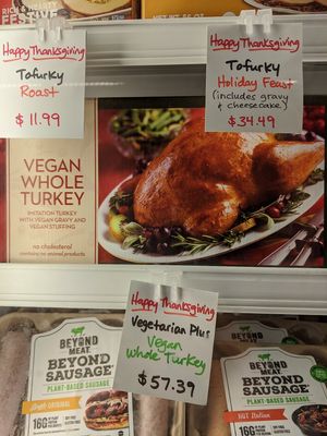 Vegan turkey and beyond products at Nature's Pantry in Fishkill