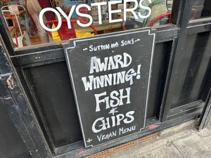 sign  at Sutton and Sons - Graham Rd in North London