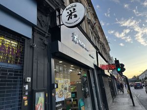 outside (second shop!)  at Sutton and Sons - Graham Rd in North London