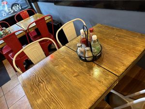 table  at Sutton and Sons - Graham Rd in North London