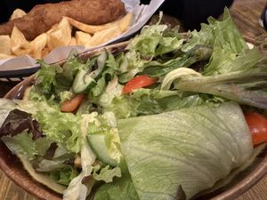 house salad  at Sutton and Sons - Graham Rd in North London