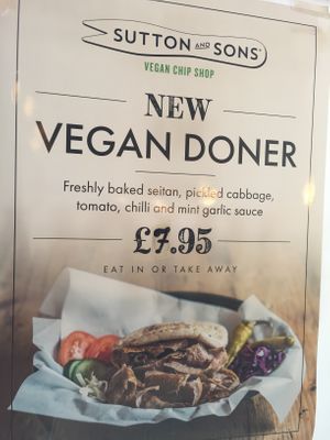 Doner at Sutton and Sons - Graham Rd in North London