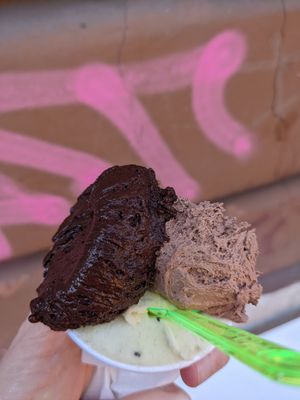 Gelato at Panna & Co in Rome