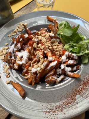 Sweet potato fries - nice but not worth the price   at Fig in Split