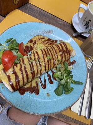 Vegan option burrito style dish   at Fig in Split