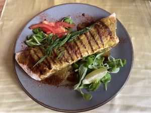 Vegan breakfast burrito  at Fig in Split