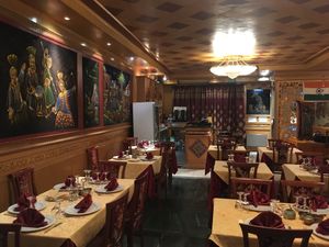 The interior at Assaggio d'India in Asti