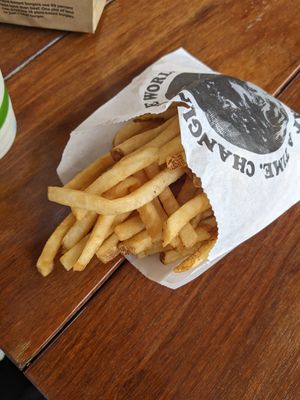 Fries at Plant Power Fast Food - SDSU in San Diego