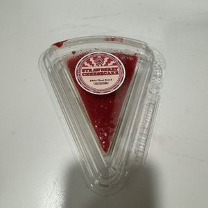 strawberry cheesecake   at Plant Power Fast Food - SDSU in San Diego