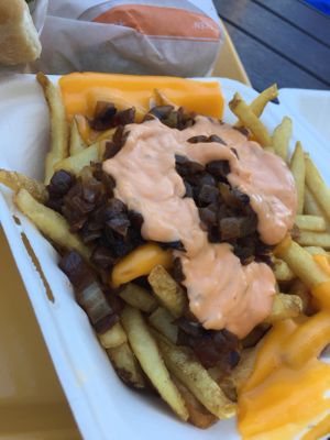 Iconic fries 👀❤️ at Plant Power Fast Food - SDSU in San Diego