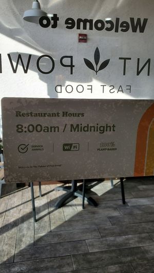 New hours at Plant Power Fast Food - SDSU in San Diego