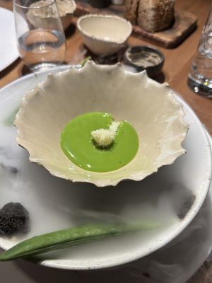Pea soup  at Moss in Grindavik