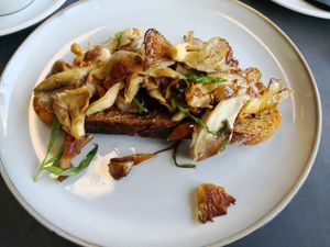 Oysters on toast - truly delicious at Urban Ground in Eastbourne