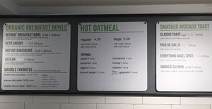 Part of offerings. at fresh&co - 6th & 56th in New York City