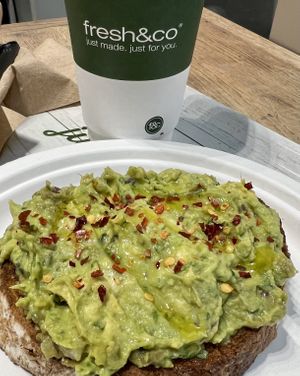 Classic Avocado Toast!  at fresh&co - Lexington Ave in New York City