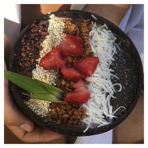 Pitaya Bowl at Los Bowls de Guadalupe  at Los Bowls de Guadalupe  in Tulum