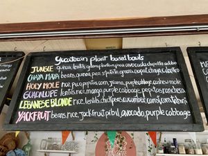 Bowl options #Veganuary at Los Bowls de Guadalupe  in Tulum