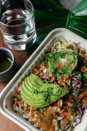 Bowl de Guadalupe, my fave dish there! at Los Bowls de Guadalupe  in Tulum