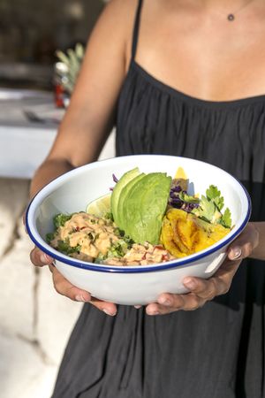 The best plant based yucatan bowl that you will ever experience  at Los Bowls de Guadalupe  in Tulum