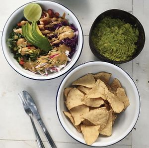 lunch  at Los Bowls de Guadalupe  in Tulum