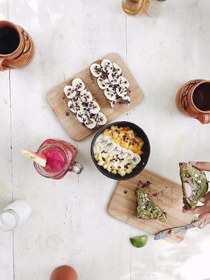 brunch  at Los Bowls de Guadalupe  in Tulum