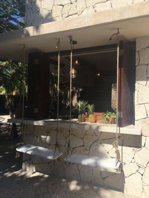 Cutest little place ever!  at Los Bowls de Guadalupe  in Tulum