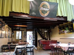 The interior of Monopol. at Vurger in Barcelona