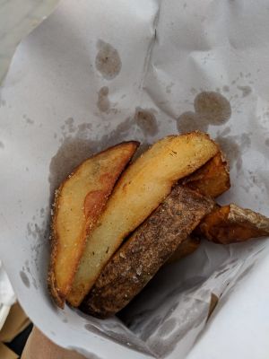 Fries. at Vurger in Barcelona