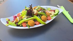 "Falafel Teller" at Falafelerie in Esslingen