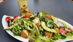 Salad and Falafel at Falafelerie in Esslingen