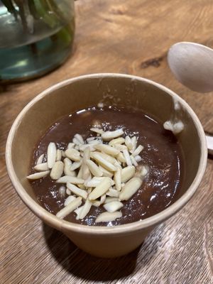 Rhubarb porridge   at Haferkater - S-Bf Friedrichstraße in Berlin