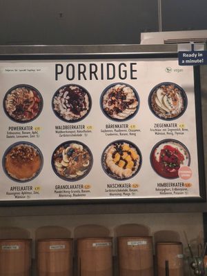 Vegan Porridge Options at Haferkater - S-Bf Friedrichstraße in Berlin