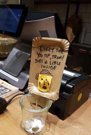 No comment. at Haferkater - S-Bf Friedrichstraße in Berlin